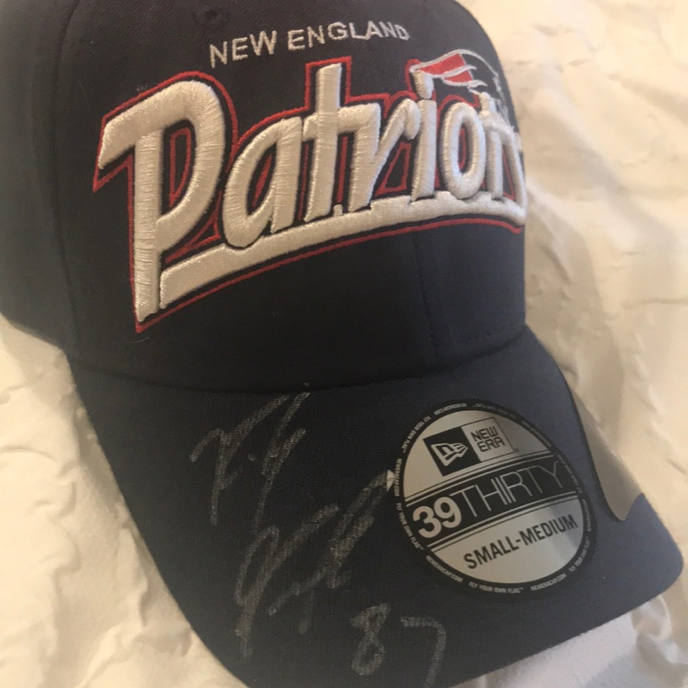 SIGNED Rob Gronkoski fitted hat